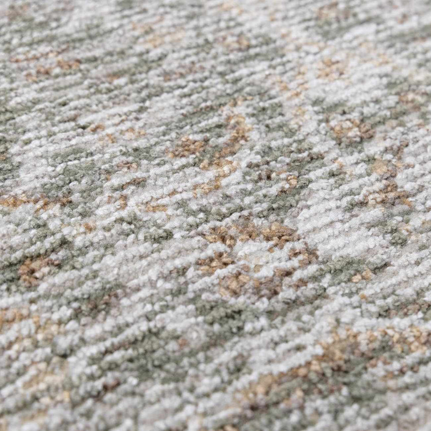 Galey Alix x Livabliss Vintage Oriental Boho Olive/Medium Brown Myrtle Avenue VI Area Rug