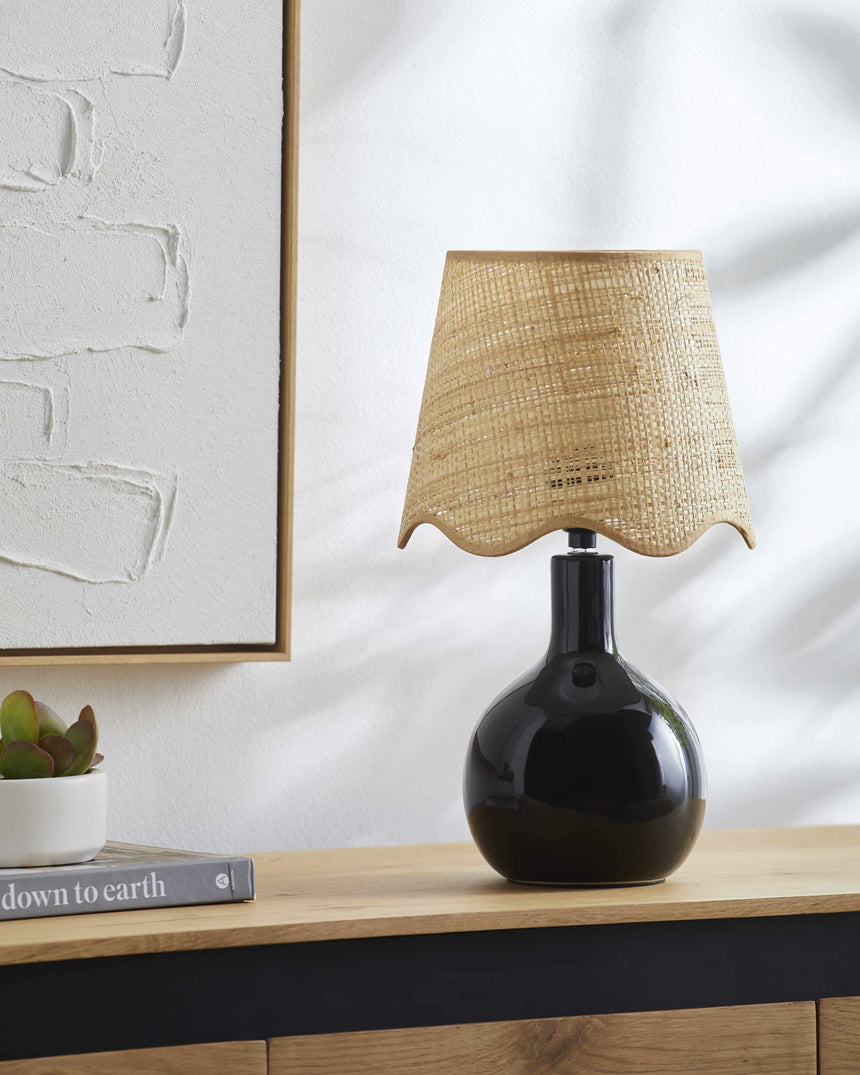 Atenxoxola Black Table Lamp