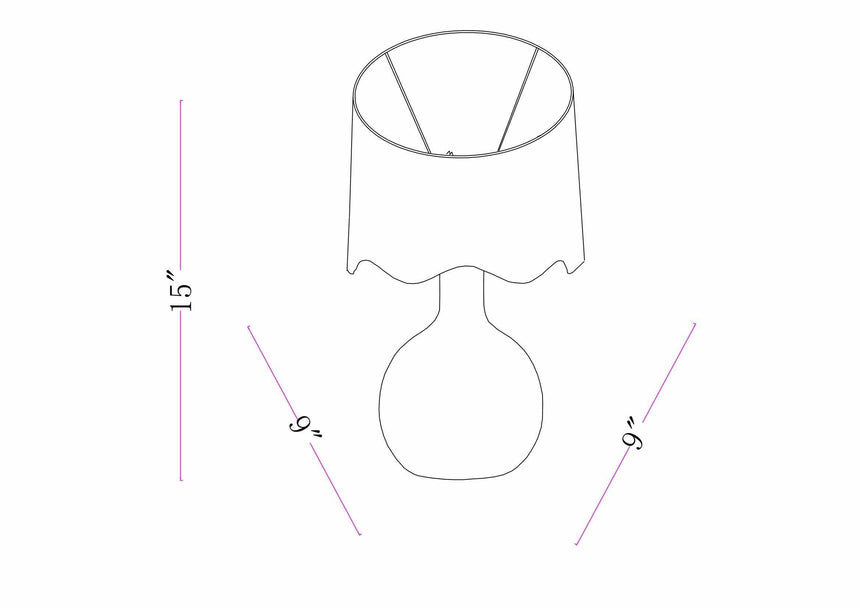 Atenxoxola White Table Lamp