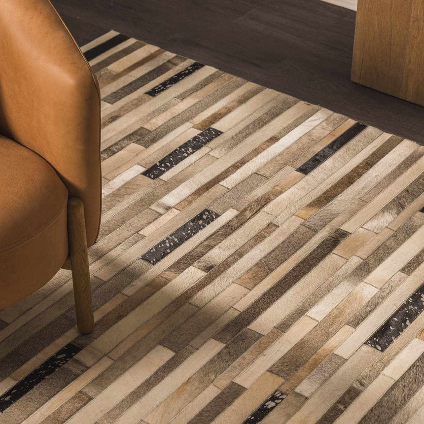 Idyllwild Broken Striped Hide Rug