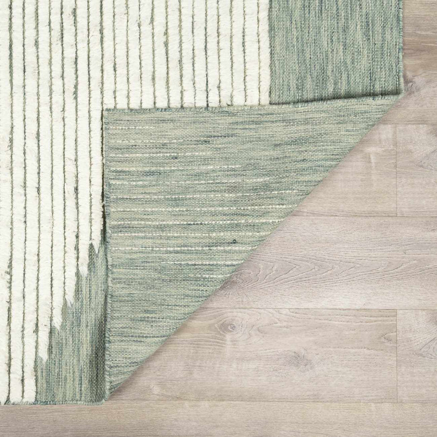 Igcocolo Sage Green High-Low Wool Carpet