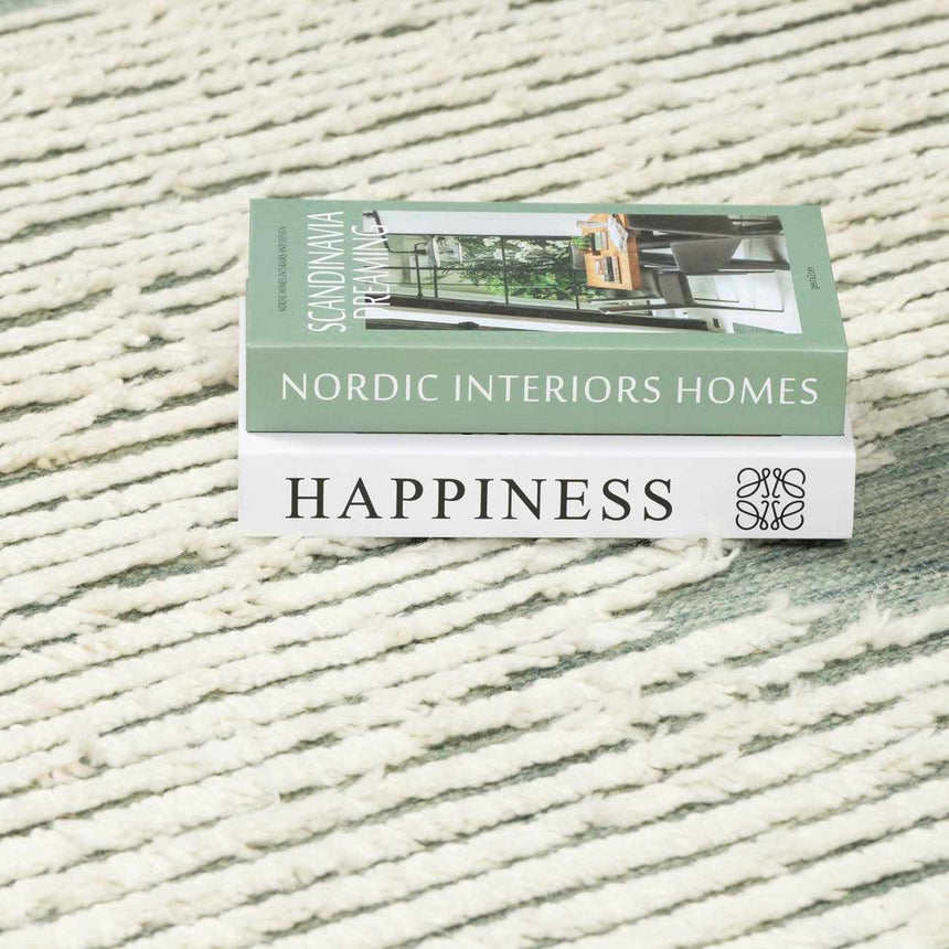 Igcocolo Sage Green High-Low Wool Carpet