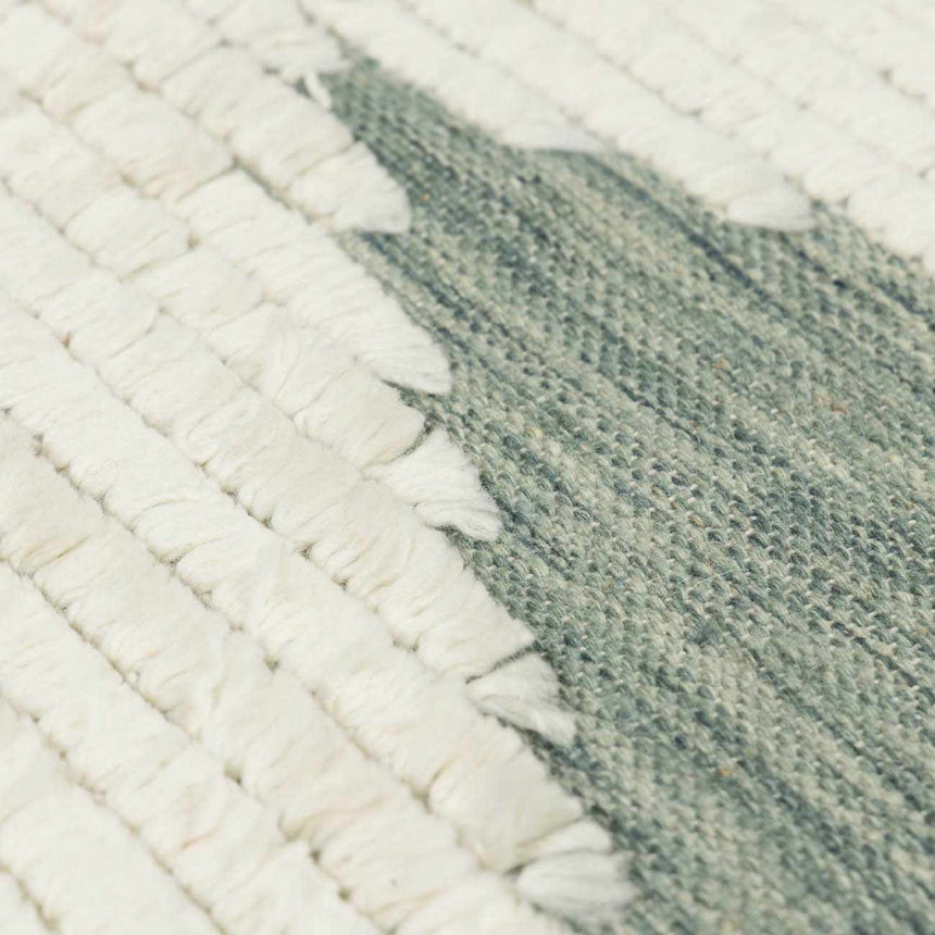 Igcocolo Sage Green High-Low Wool Carpet