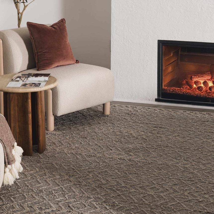 Ironia Handmade Faux Silk Rug - Clearance