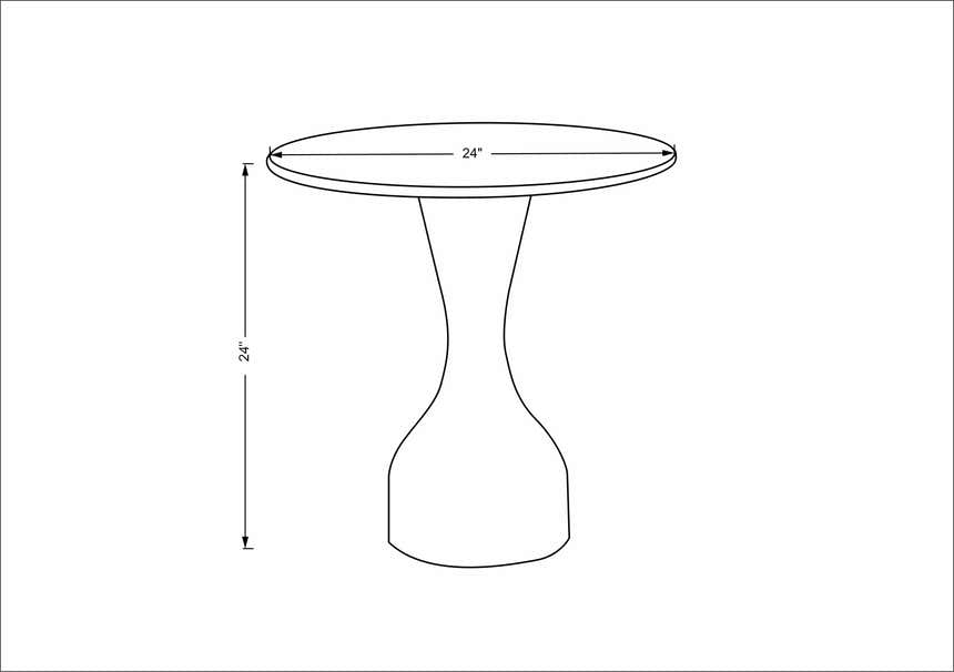 Aspremont Beige End Table