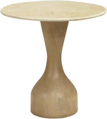 Aspremont Dark Red End Table