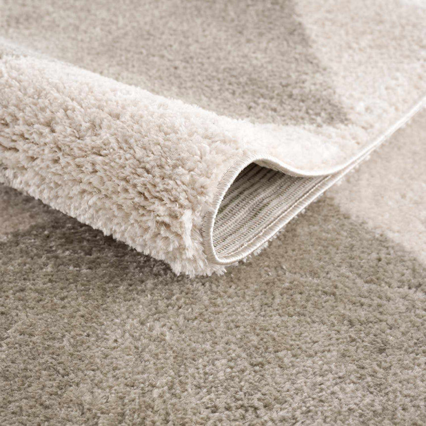 Arilla Gray Washable Diamond Area Rug