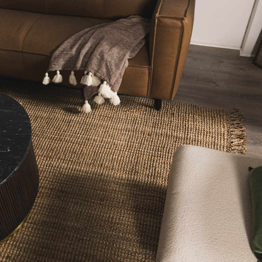 Made to Order Custom Size Oaks Jute Rug