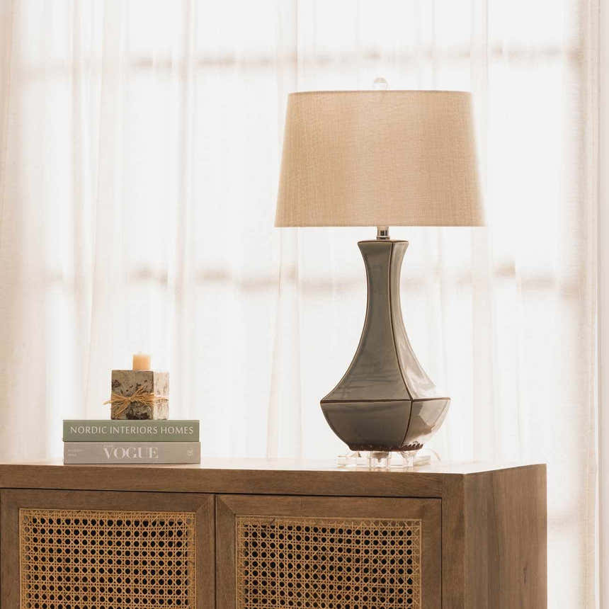 Kalilangan Gray Ceramic Table Lamp