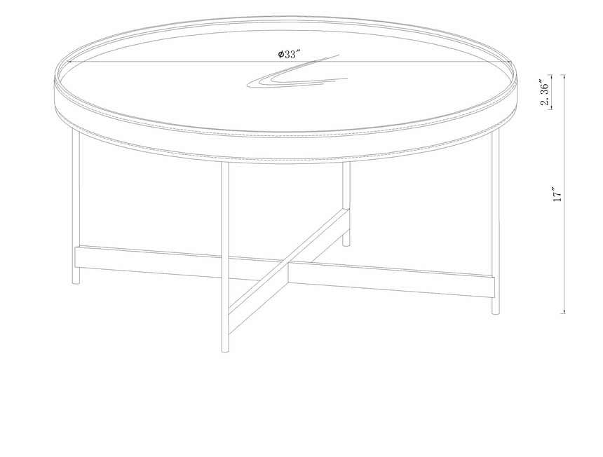 Kokrajhar Round Coffee Table