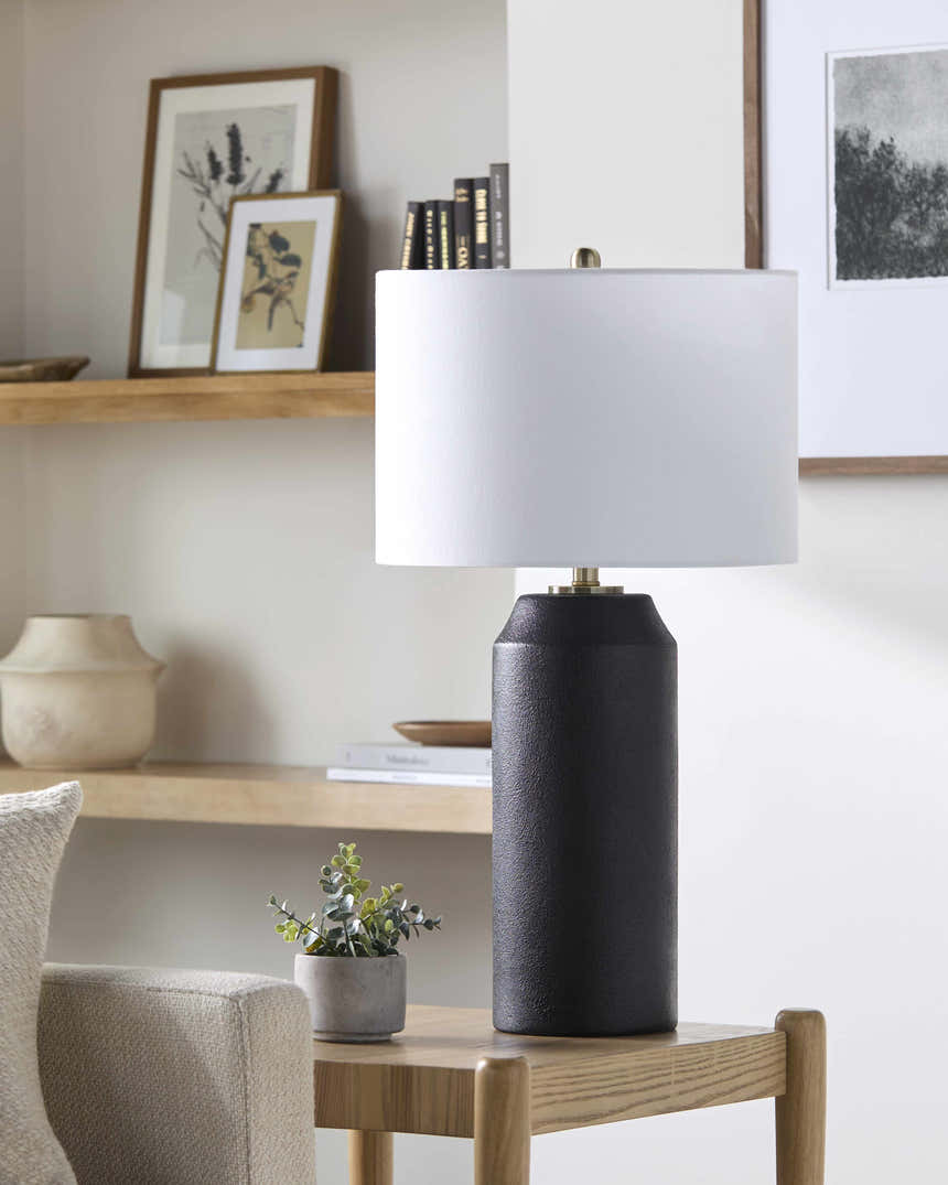 Keelakarai Black Table Lamp