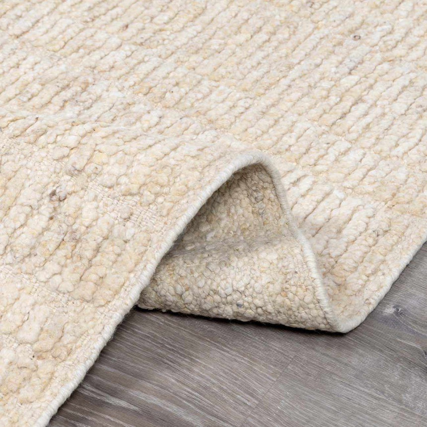 Dayna Beige Luxury Wool Rug