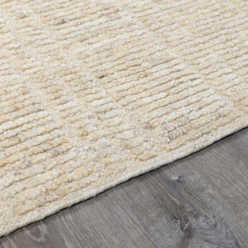 Dayna Beige Luxury Wool Rug