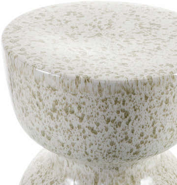 Kamachumu Cream Outdoor End Table