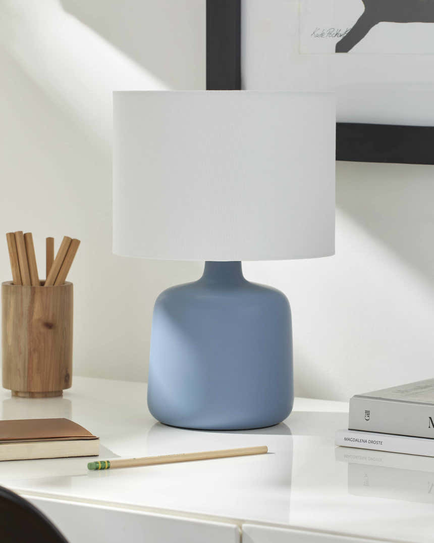 Khirkiyan Blue Table Lamp