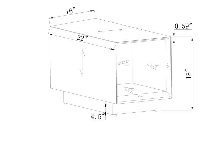 Kirovskoye End Table - Clearance