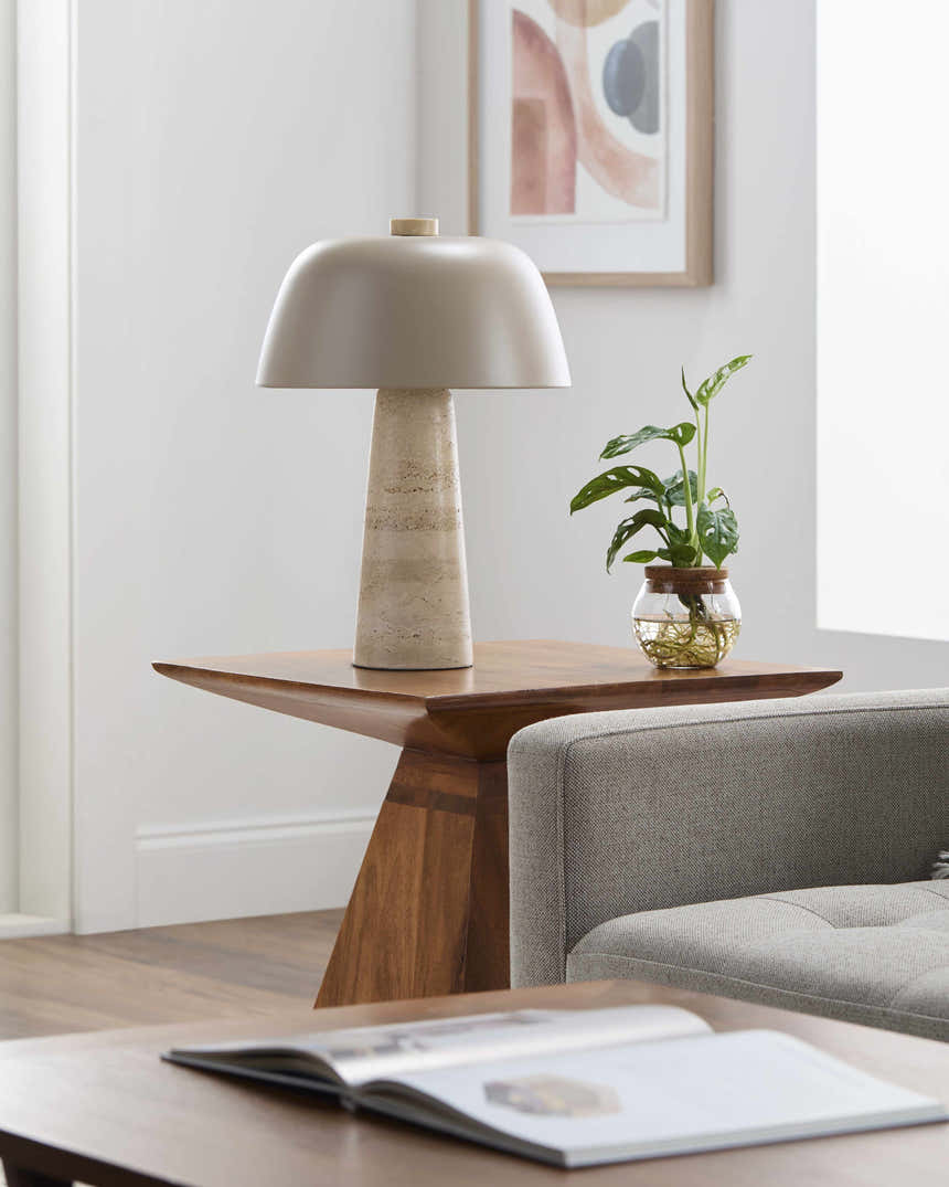 Karamadai Light Beige Table Lamp