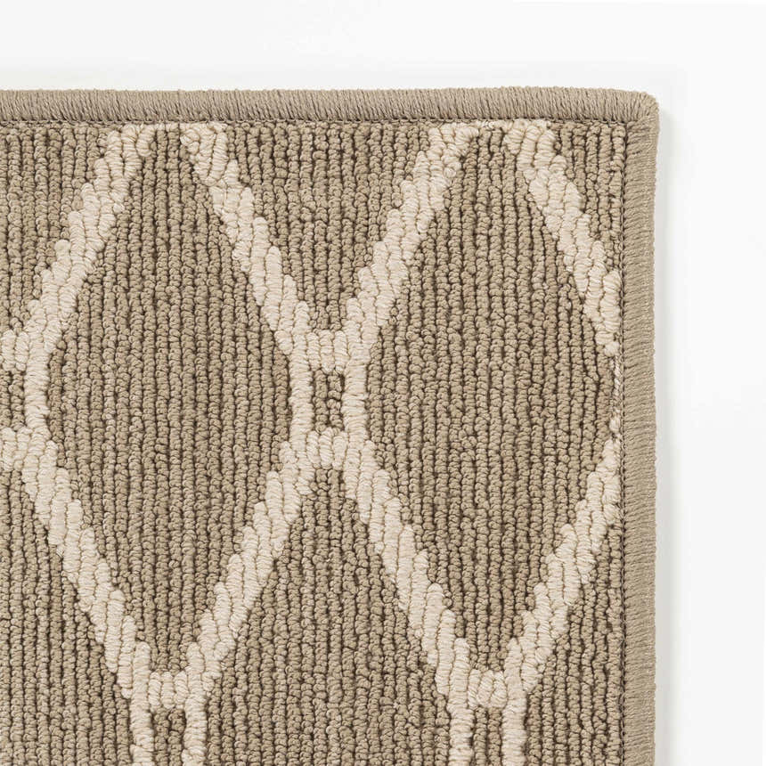 Leilani Light Brown Cut and Sew Custom Rug