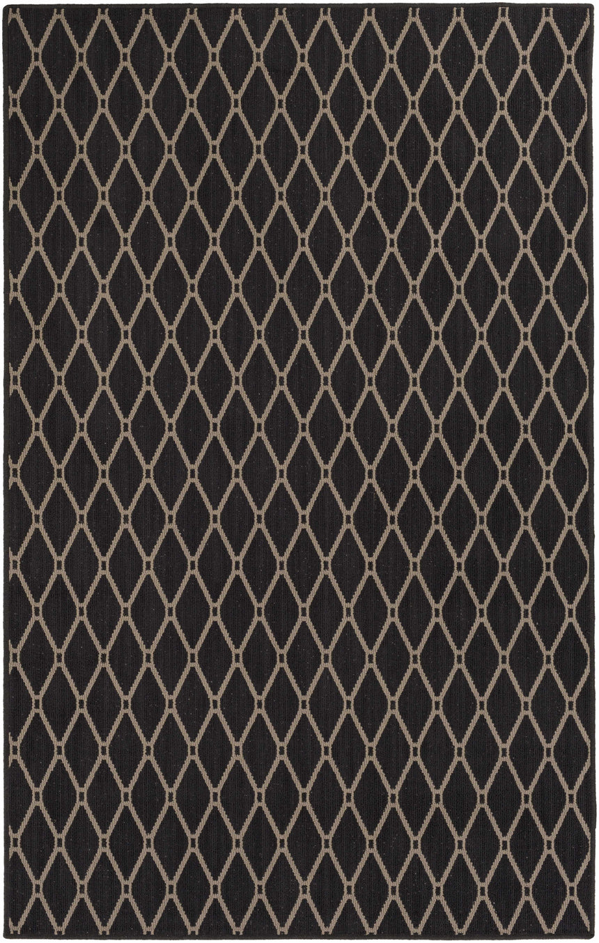 Leilani Black Cut and Sew Custom Rug