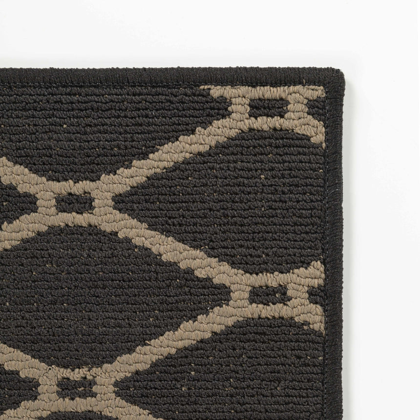 Leilani Black Cut and Sew Custom Rug