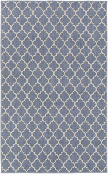 Leora Dark Blue Cut and Sew Custom Rug