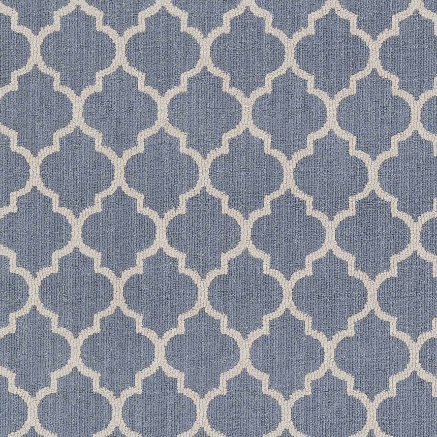 Leora Dark Blue Cut and Sew Custom Rug