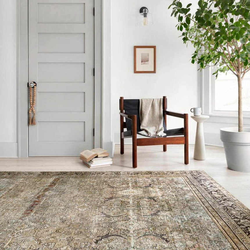 Loloi Layla Printed LAY-03 Olive/Charcoal Rug