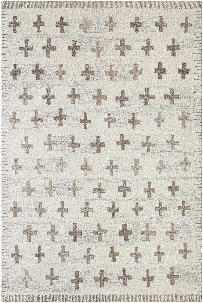 Made to Order Custom Size Lotta Ivory Modern Wool Rug