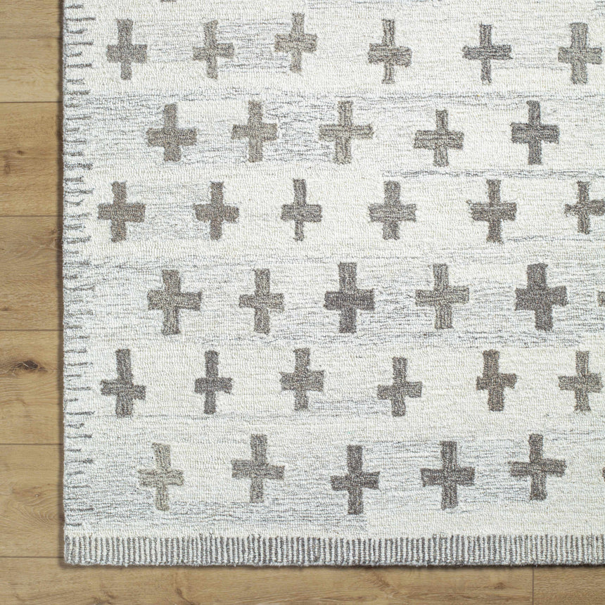 Made to Order Custom Size Lotta Ivory Modern Wool Rug