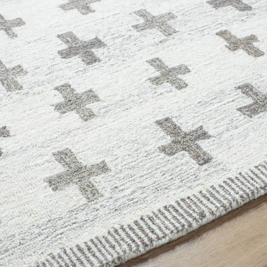 Made to Order Custom Size Lotta Ivory Modern Wool Rug