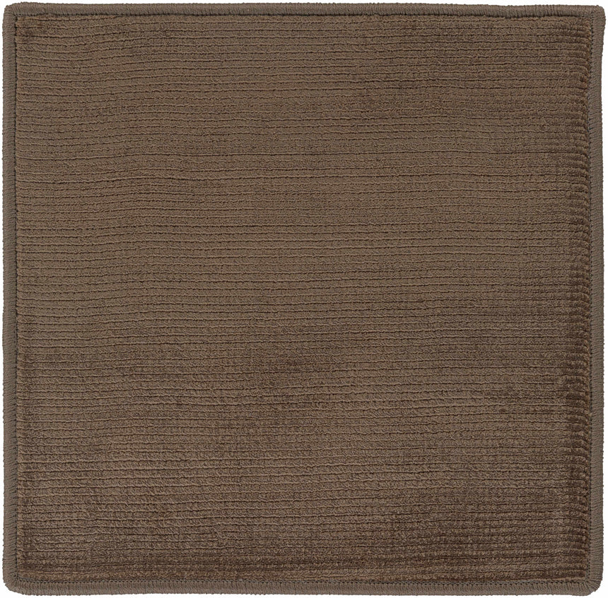 Lori Dark Brown Hand Loomed Cut and Sew Custom Rug