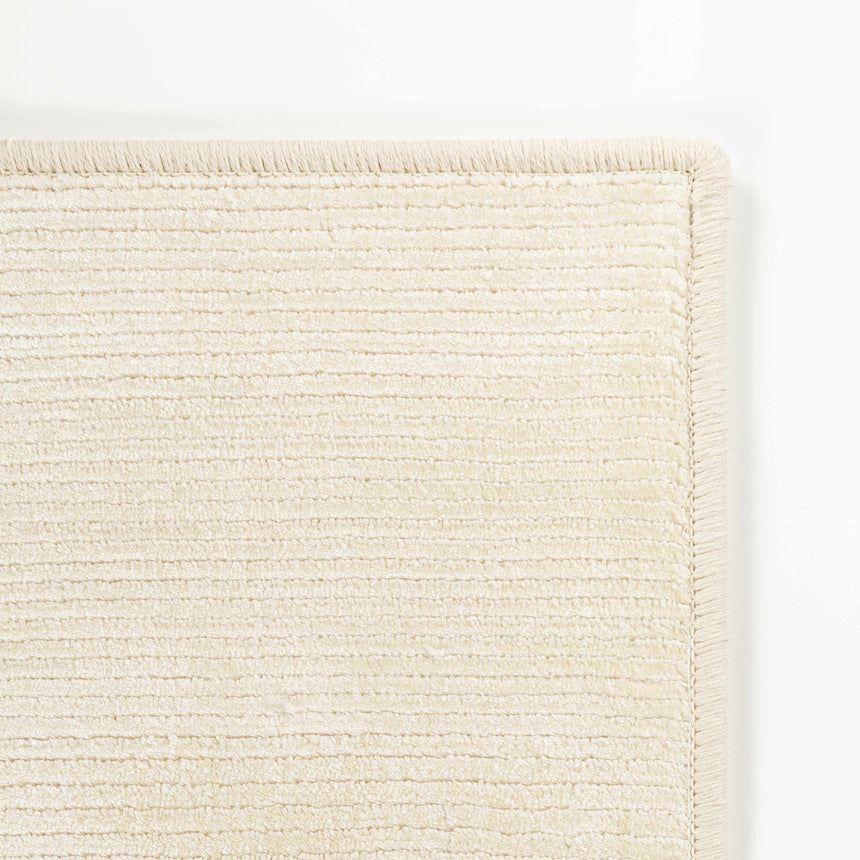 Lori Ivory Hand Loomed Cut and Sew Custom Rug