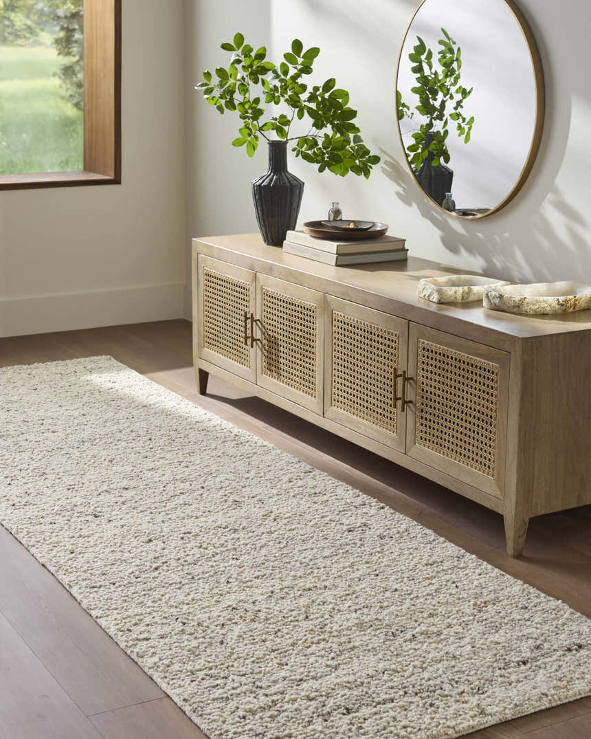 Made to Order Custom Size Winta Beige Wool Area Rug