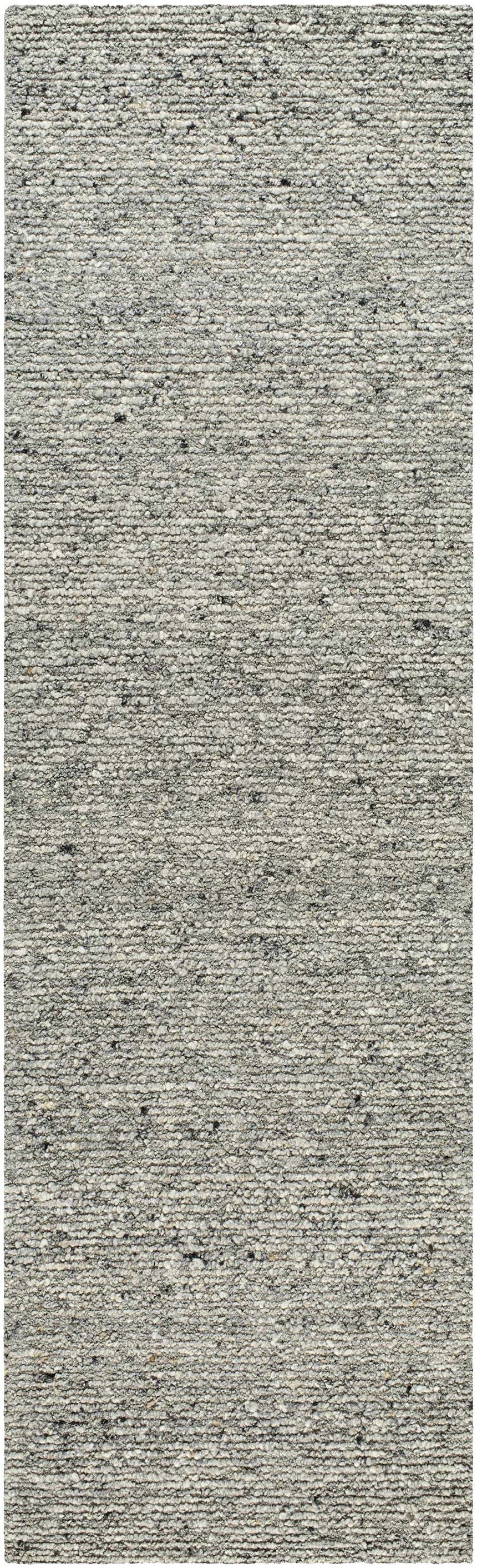 Made to Order Custom Size Winta Charcoal Wool Area Rug