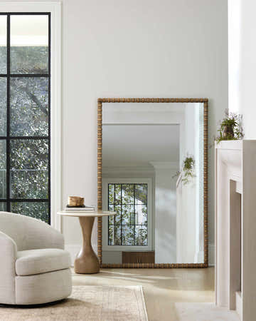 Ostricourt Dark Red Accent Mirror