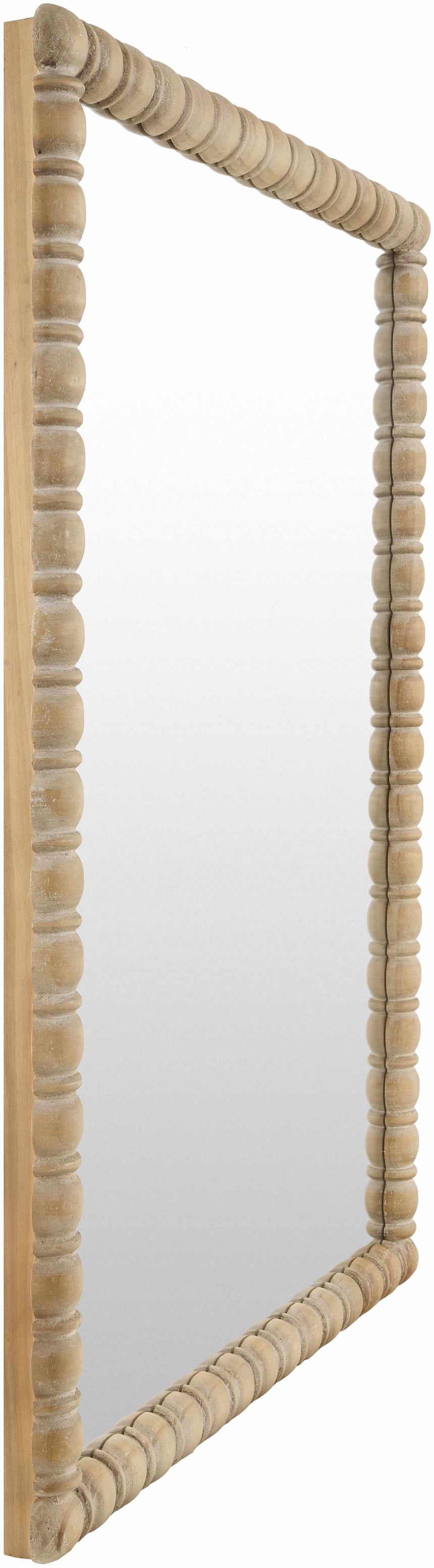 Galey Dark Red Alix x Livabliss Karling Blair Accent Mirror