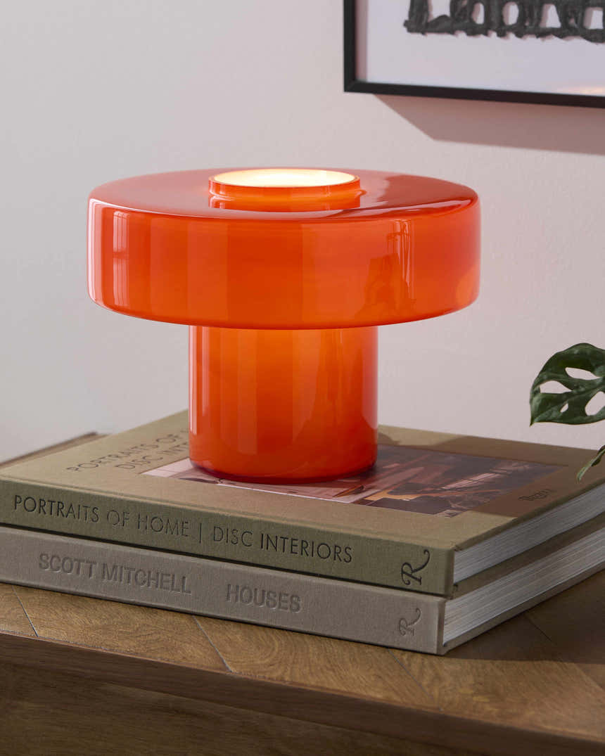 Lauenhagen Dark Red Table Lamp