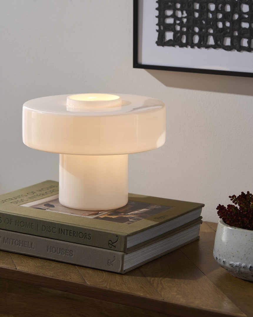 Lauenhagen Light Gray Table Lamp