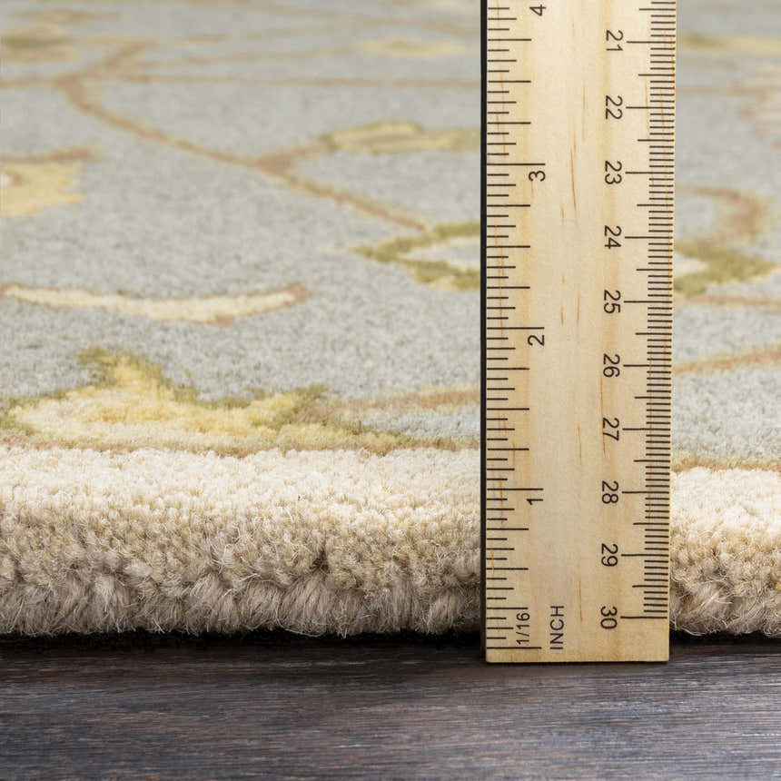 Made to Order Custom Size Logville Hand Tufted Light Olive 1121 Area Rug