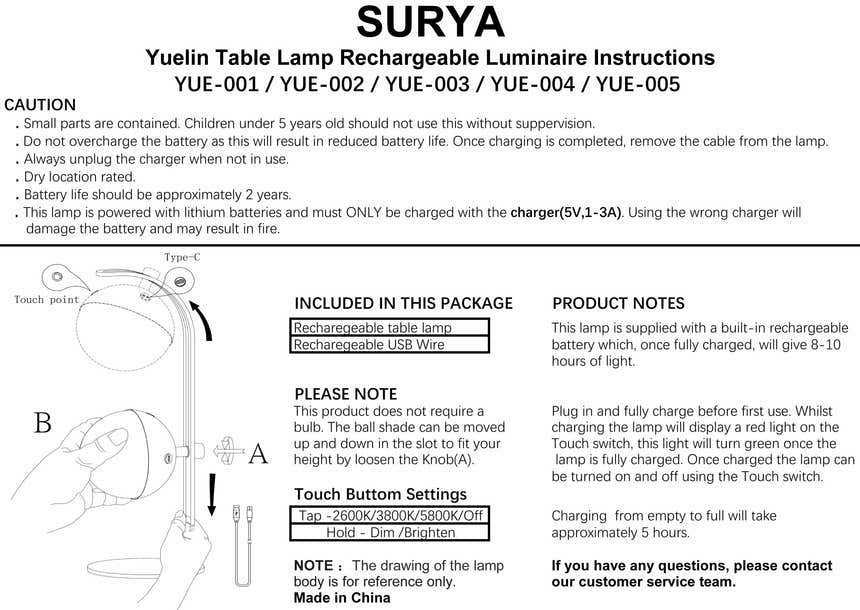 Logovardi Blue Table Lamp