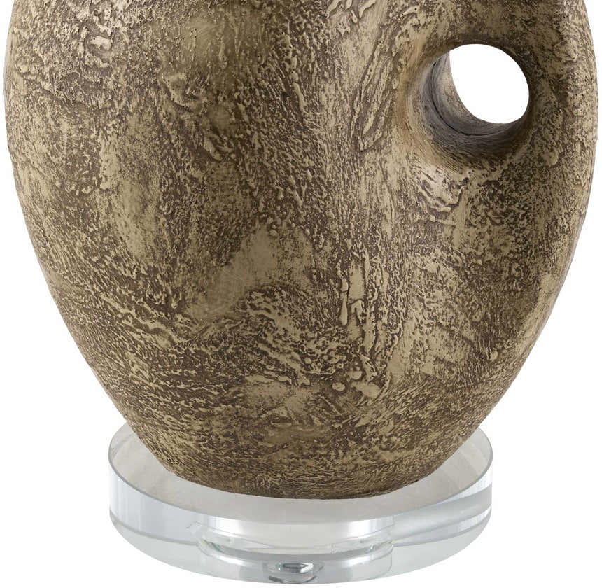 Lieusaint Dark Red Table Lamp