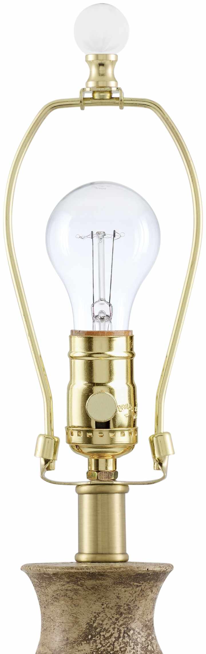 Lieusaint Dark Red Table Lamp