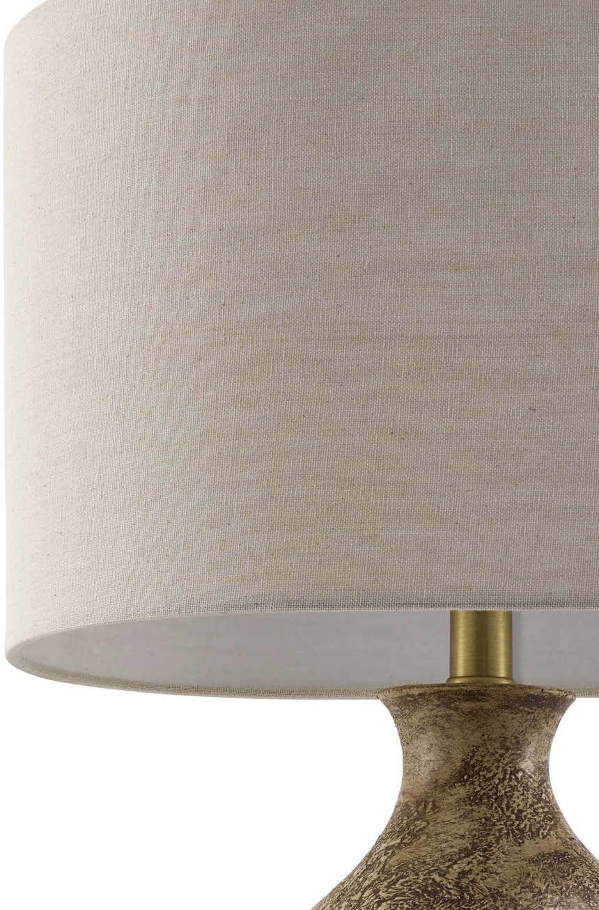 Lieusaint Dark Red Table Lamp