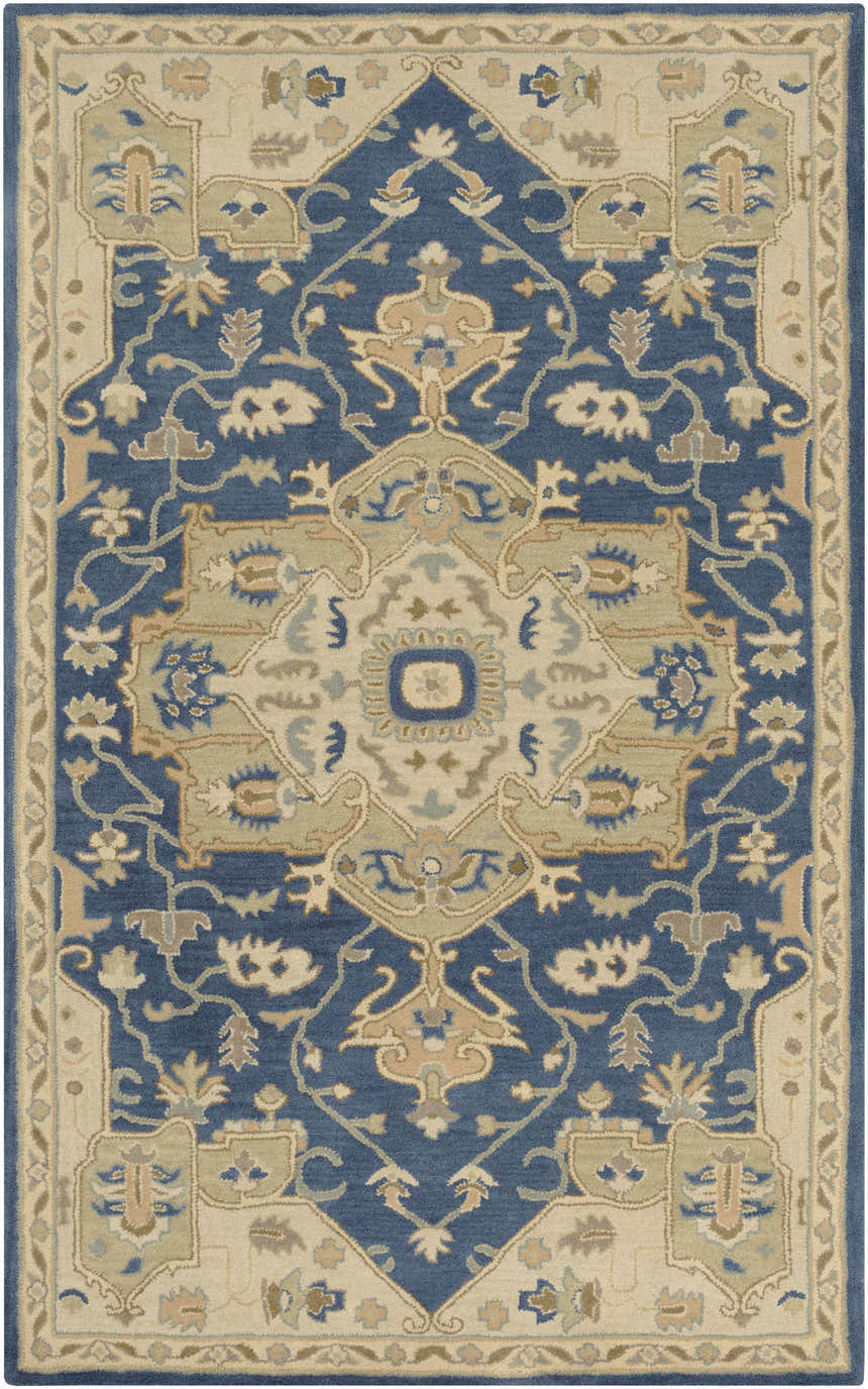 Made to Order Custom Size Broomfield Hand Tufted Blue 1145 Area Rug