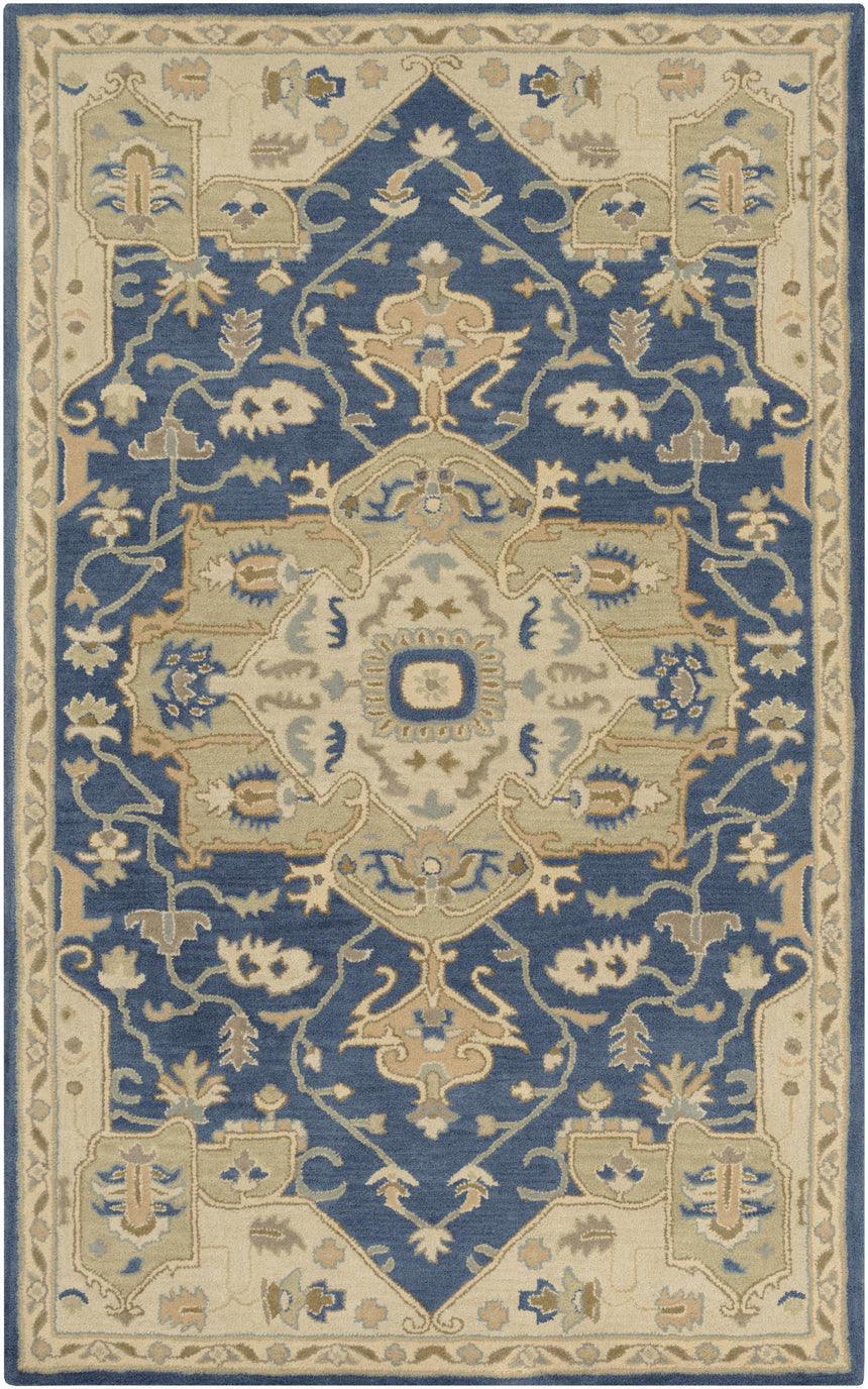 Made to Order Custom Size Broomfield Hand Tufted Blue 1145 Area Rug