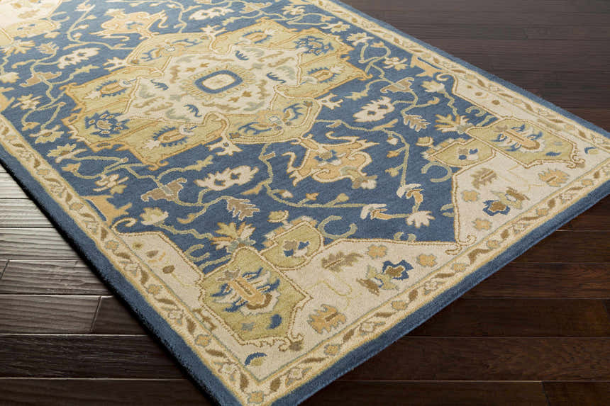 Made to Order Custom Size Broomfield Hand Tufted Blue 1145 Area Rug