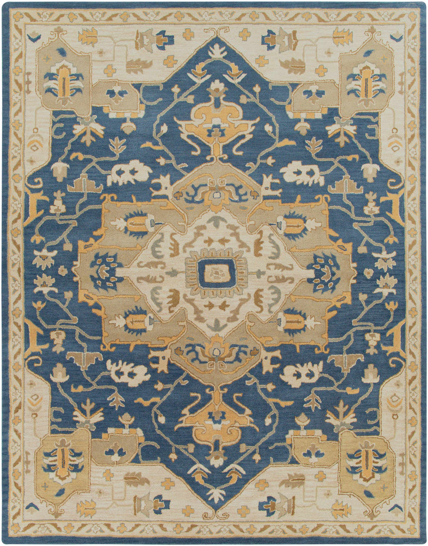 Made to Order Custom Size Broomfield Hand Tufted Blue 1145 Area Rug