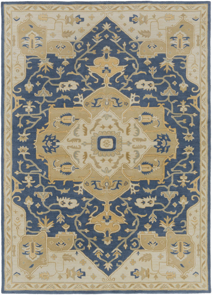 Made to Order Custom Size Broomfield Hand Tufted Blue 1145 Area Rug