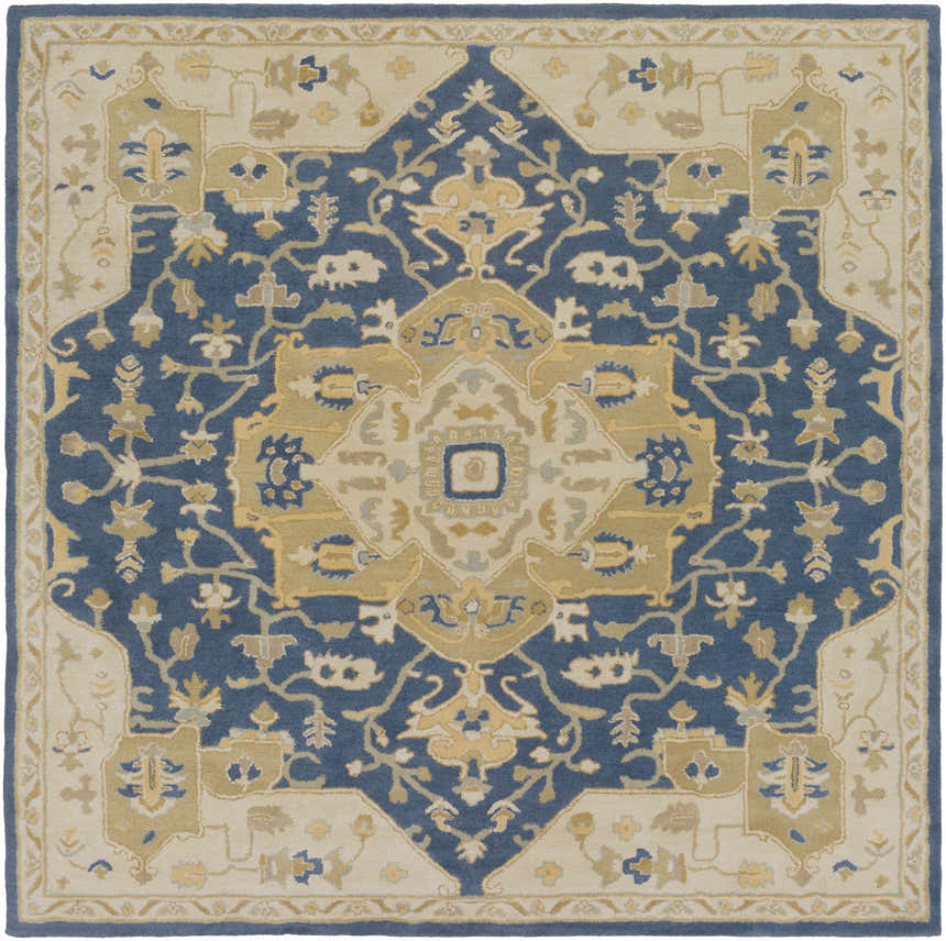 Made to Order Custom Size Broomfield Hand Tufted Blue 1145 Area Rug