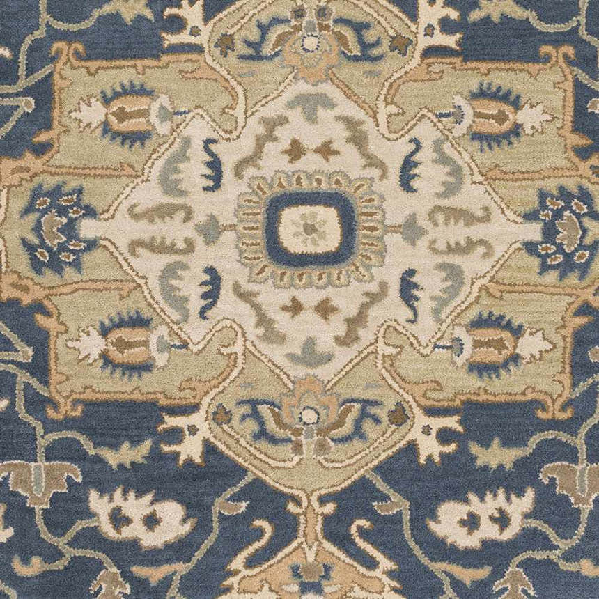 Sample Broomfield 1145 Hand Tufted Blue Wool Rug